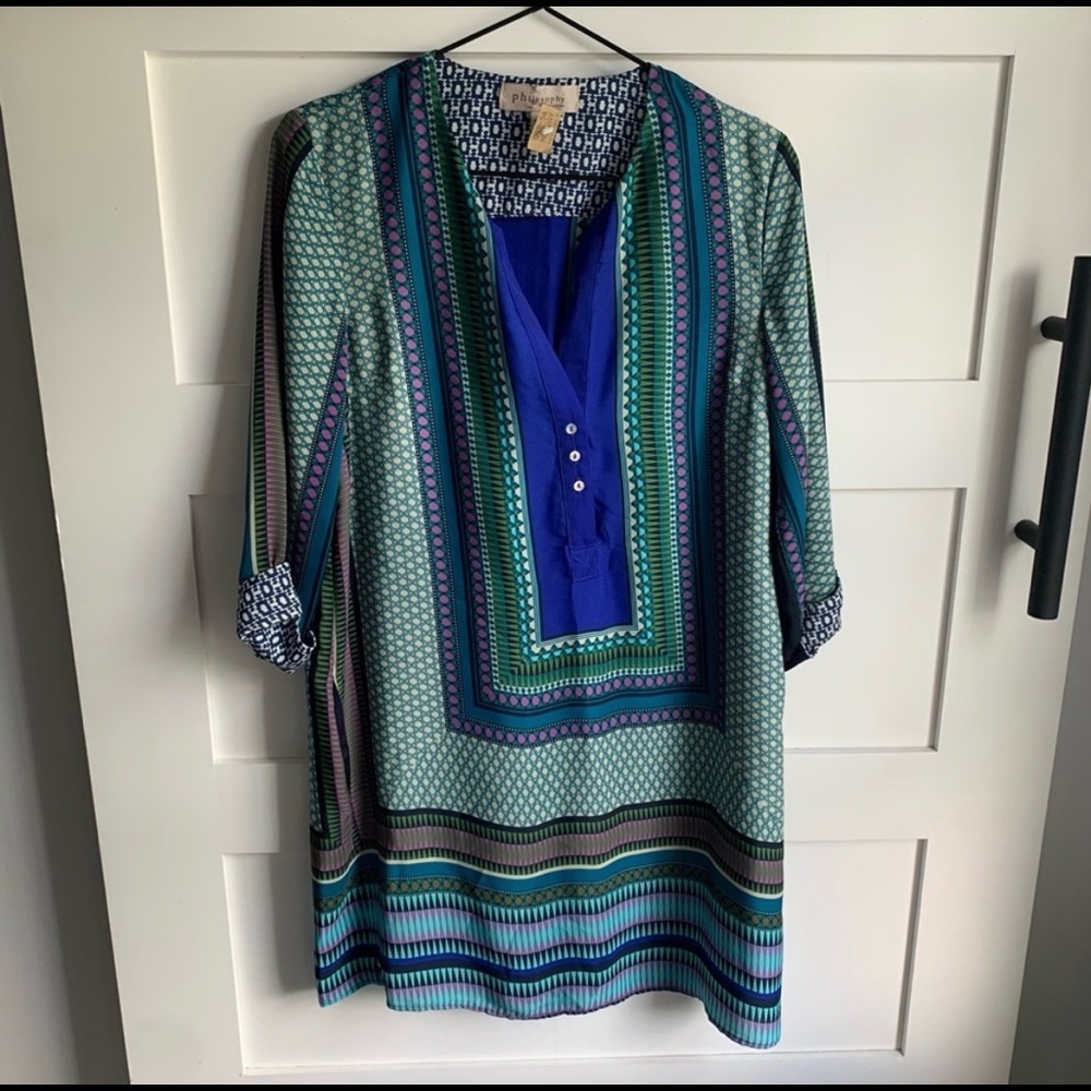 Philosophy tunic dress